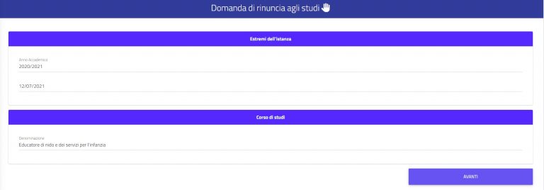 Come presentare la domanda di rinuncia agli studi - Portale dello Studente